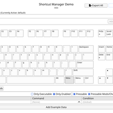 Drag n' Drop Shortcut Manager
